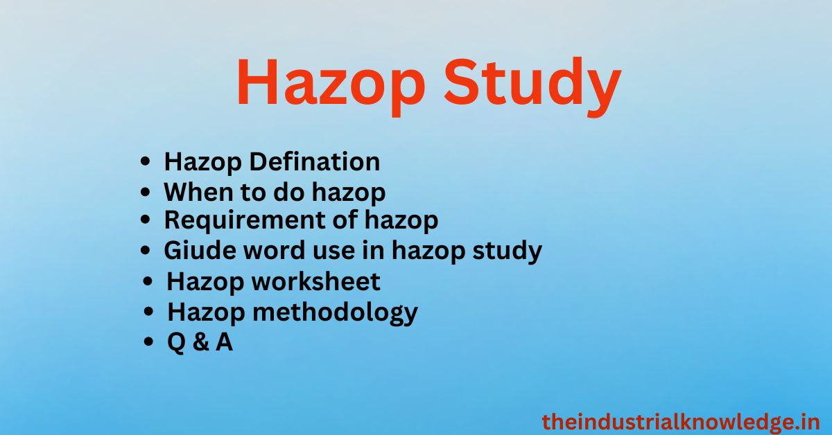 Hazop Study